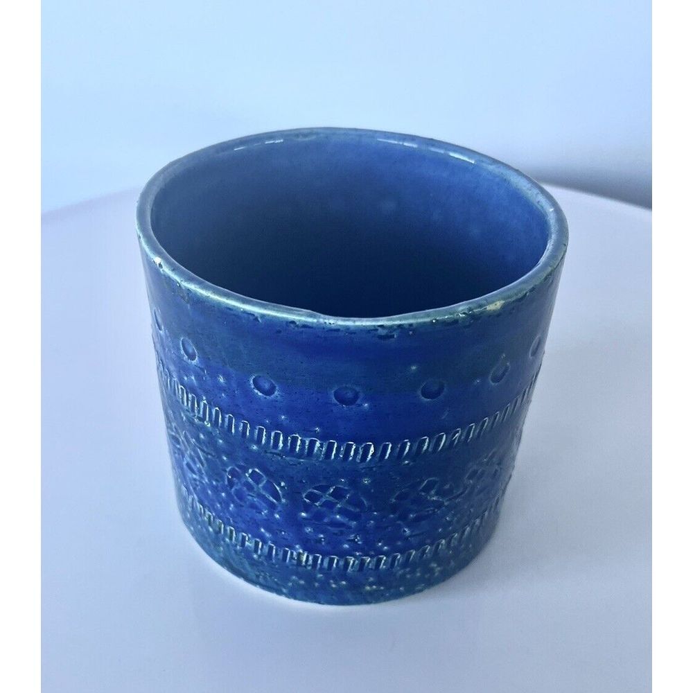 Bitossi‎ Rimini Blue Vintage Italian Ceramic Pottery Vase - Picture 7 of 8